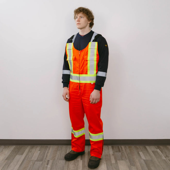 Keltek® Insulated Hi Vis/FR Safety Bib Overall - Orange - 408S