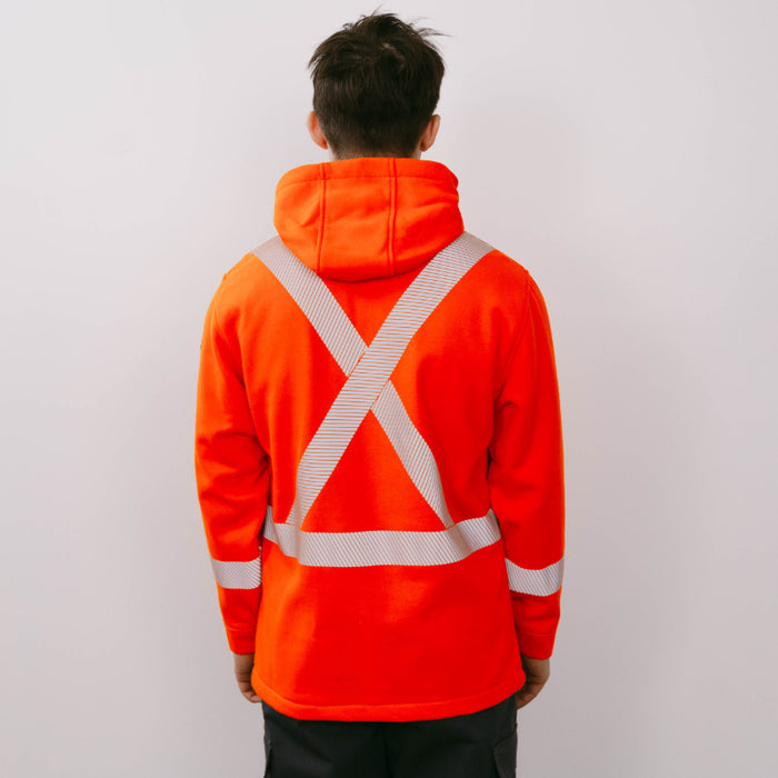 Keltek® Unisex FR Fleece Hi Vis Safety Hoodie - 433S