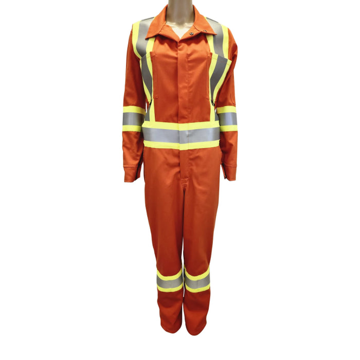Keltek® Women’s CSA Compliant FR Safety Coverall - Orange - 584S