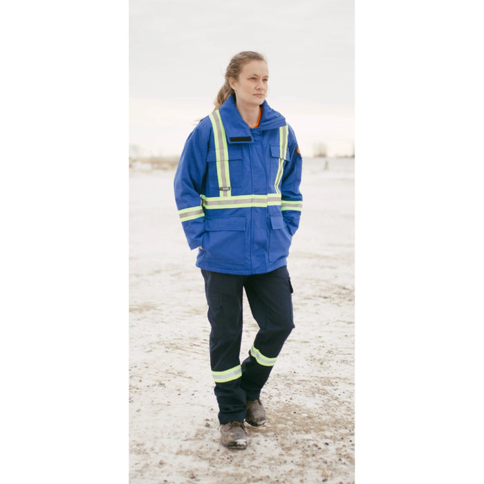 Keltek® Women's Premium Insulated FR Safety Parka - Royal Blue - 586S