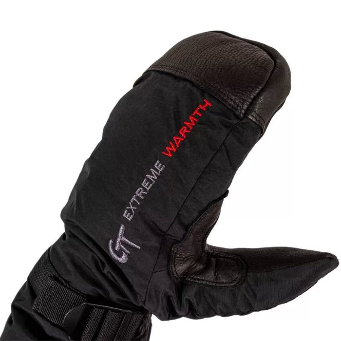 Naturmania® Deerskin Water Resistant Mittens - Black - G0906