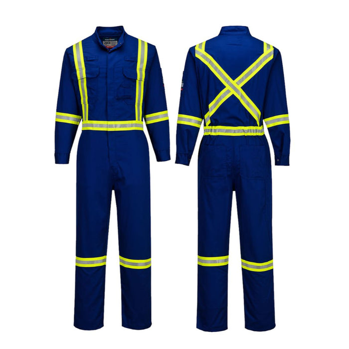 Portwest® Bizflame® 88/12 2″ Xtra 7 oz FR Coverall - Royal Blue - FR525