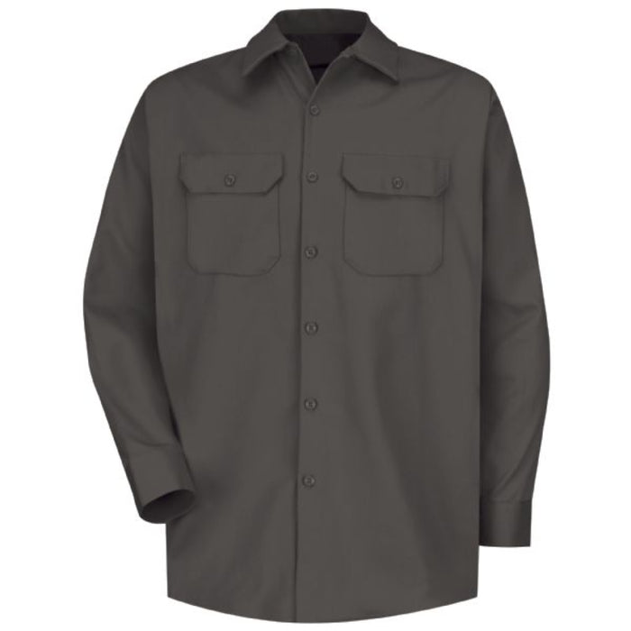 Red Kap® Men's Long Sleeve Deluxe Heavyweight Cotton Work Shirt - SC70