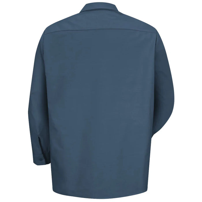 Red Kap® Men's Long Sleeve Industrial Work Shirt - Dark Blue - SP14