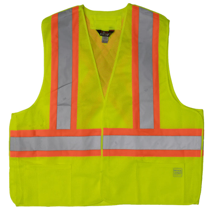 Tough Duck® 5-Point Tearaway Safety Vest - CSA Compliant - S9I0