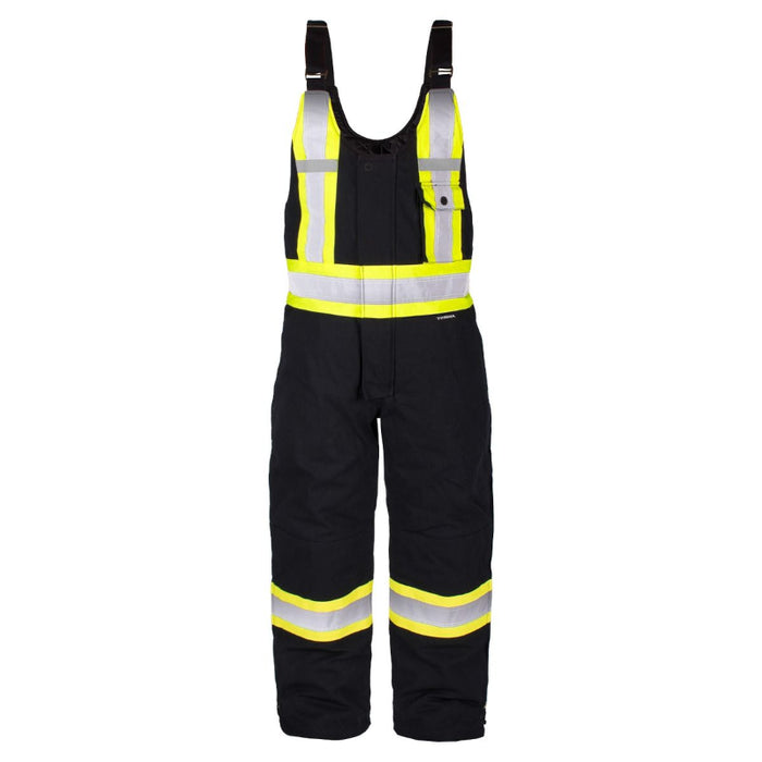 Terra® Hi-Vis Lined Canvas Bib Overall - 116569