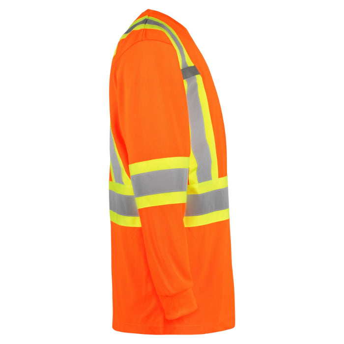 Terra® Hi-Vis Moisture Wicking Long Sleeve Safety T-Shirt - 116525