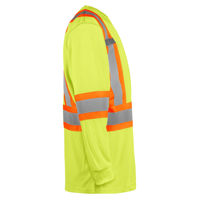 Terra® Hi-Vis Moisture Wicking Long Sleeve Safety T-Shirt - 116525