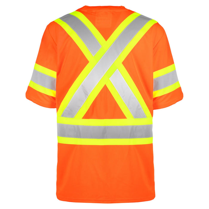 Terra® Hi-Vis Moisture Wicking Short Sleeve Safety T-Shirt - 116524