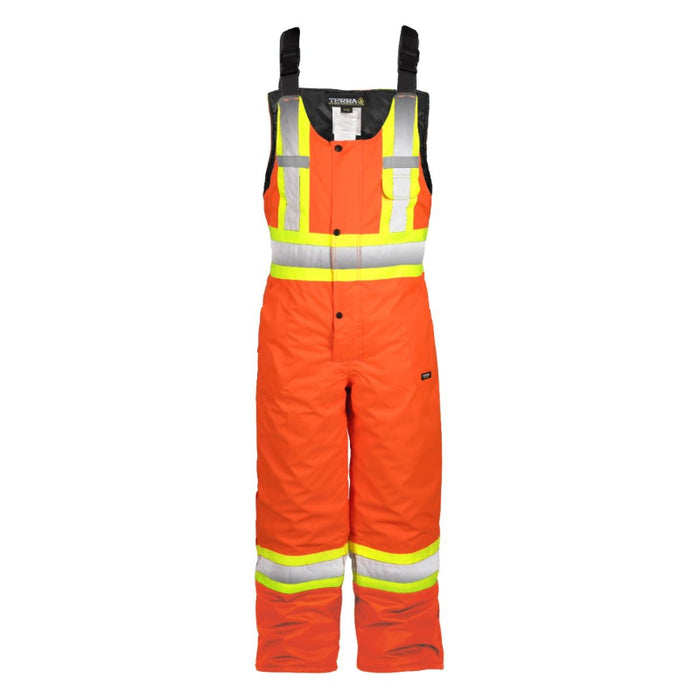 Terra® Hi-Vis Water Resistant Lined Bib Overall - 116507