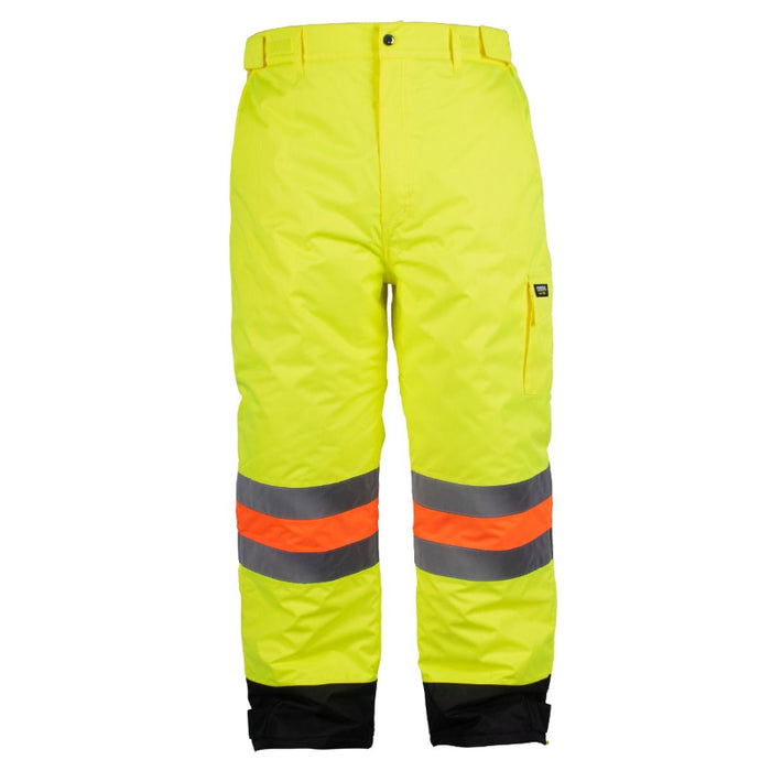 Terra® High Visibility Waterproof Winter Traffic Safety Pants - Yellow - 116627