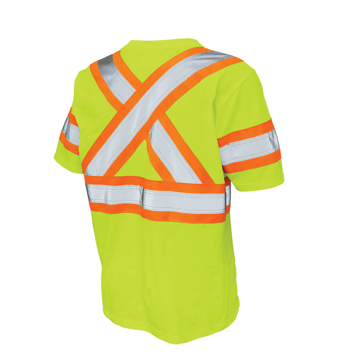 Tough Duck Cotton Jersey Short Sleeve Safety T-Shirt - CSA Class 1 Level 2 - ST11