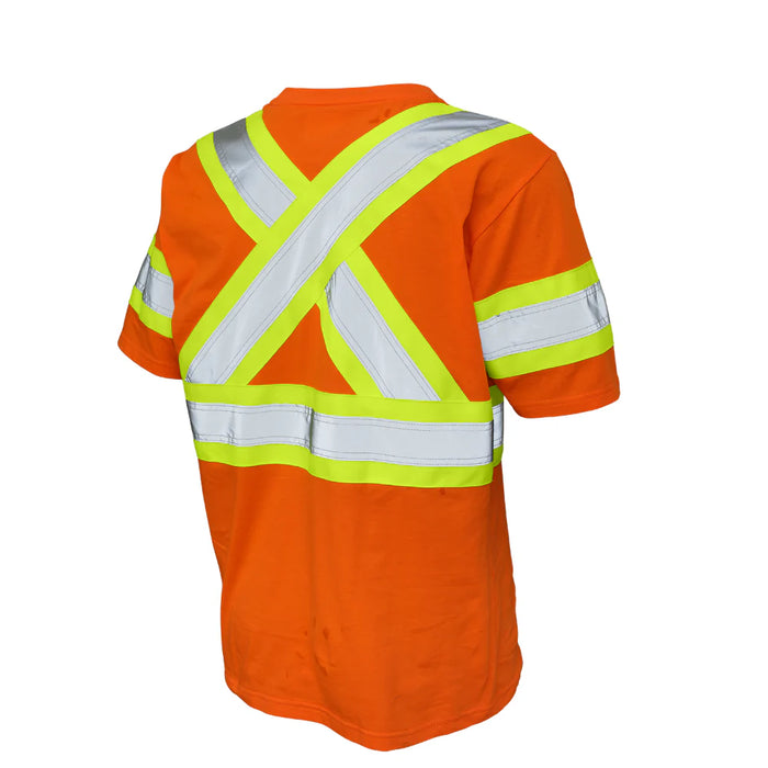 Tough Duck Cotton Jersey Short Sleeve Safety T-Shirt - CSA Class 1 Level 2 - ST11