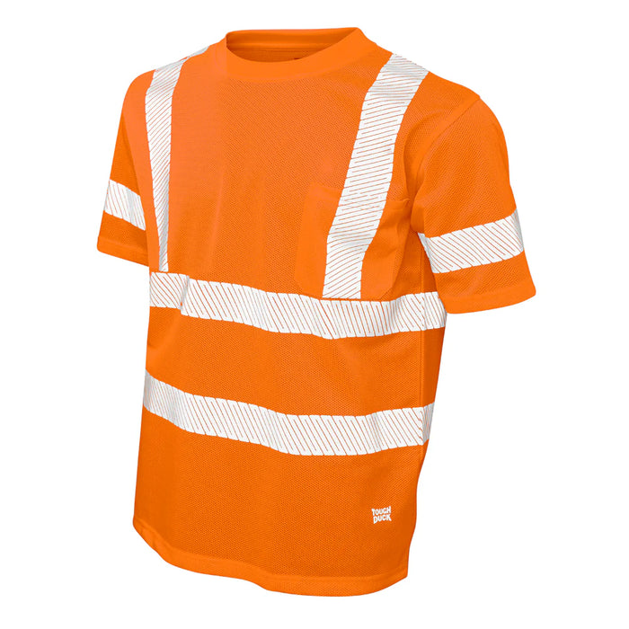 Tough Duck Hi-Vis Micro Mesh Short Sleeve Safety T-Shirt - CSA Compliant - ST07