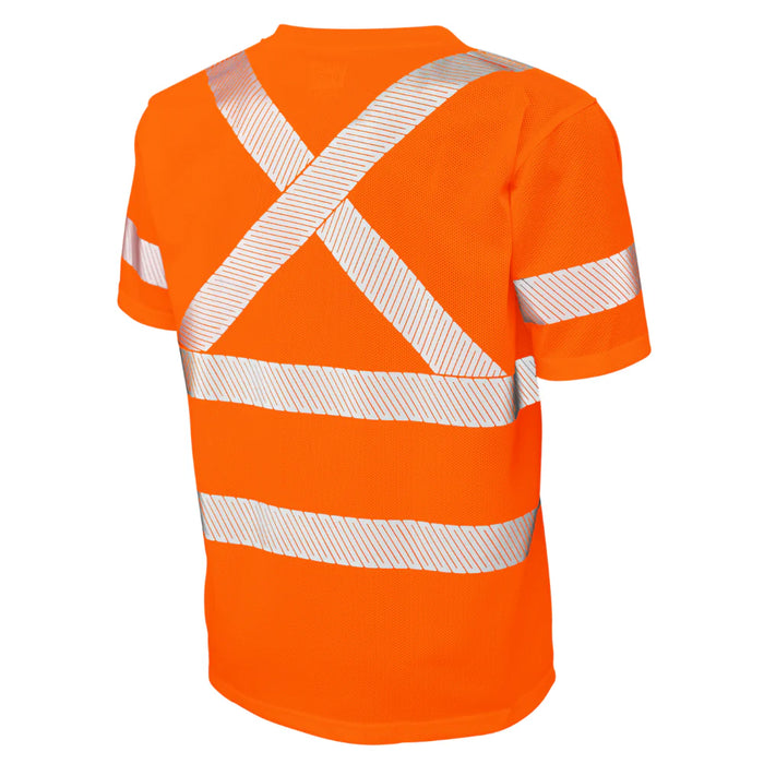 Tough Duck Hi-Vis Micro Mesh Short Sleeve Safety T-Shirt - CSA Compliant - ST07