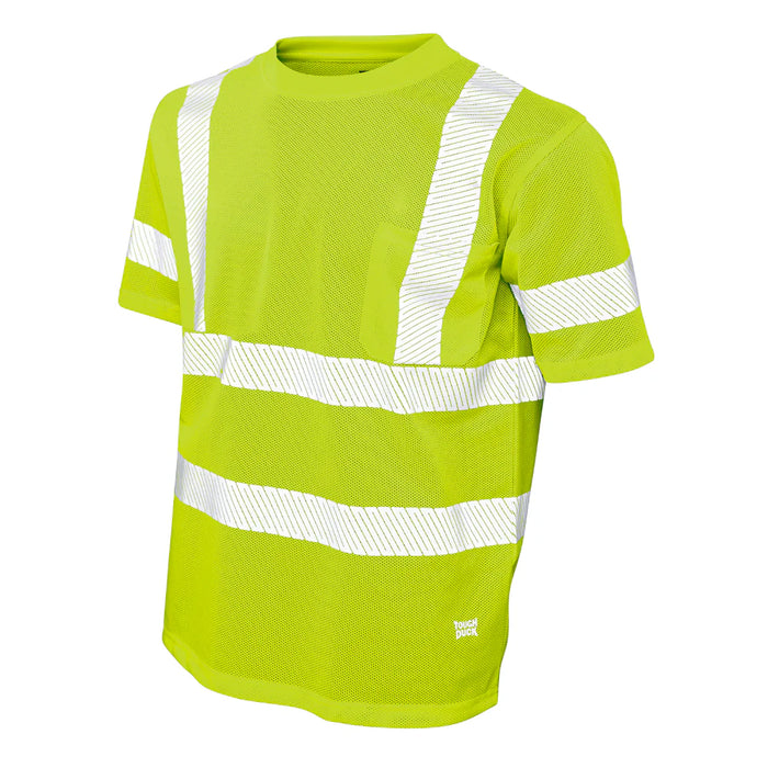 Tough Duck Hi-Vis Micro Mesh Short Sleeve Safety T-Shirt - CSA Compliant - ST07