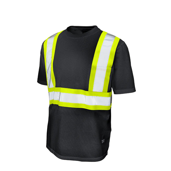 Tough Duck Hi-Vis Micro Mesh Short Sleeve Safety T-Shirt with Pocket - CSA Compliant - S392