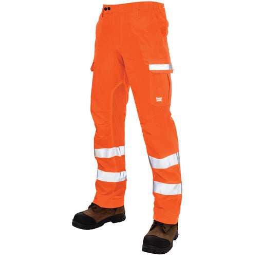 Tough Duck® Hi-Vis Relaxed Fit 4-Way Stretch Cargo Pant - CSA Compliance - SP06