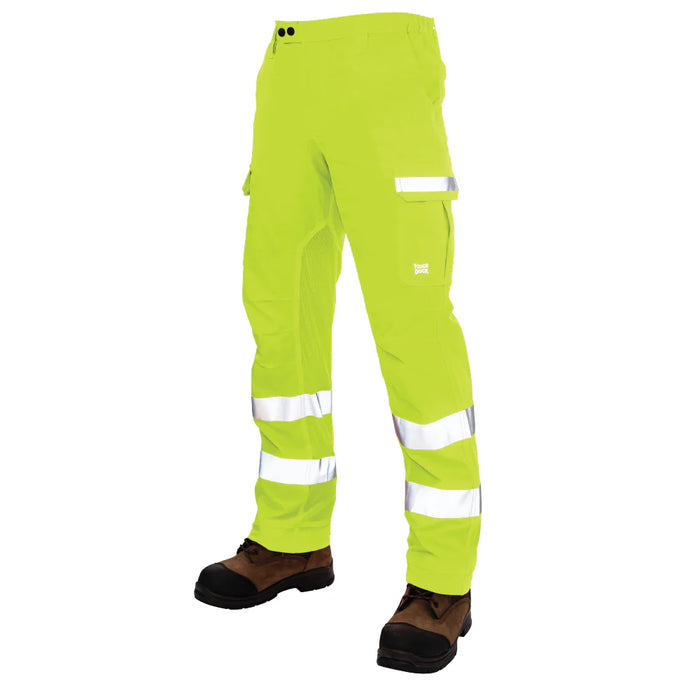 Tough Duck® Hi-Vis Relaxed Fit 4-Way Stretch Cargo Pant - CSA Compliance - SP06