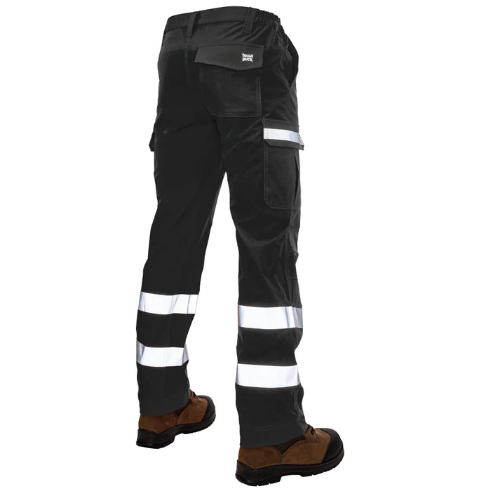 Tough Duck® Hi-Vis Relaxed Fit 4-Way Stretch Cargo Pant - CSA Compliance - SP06