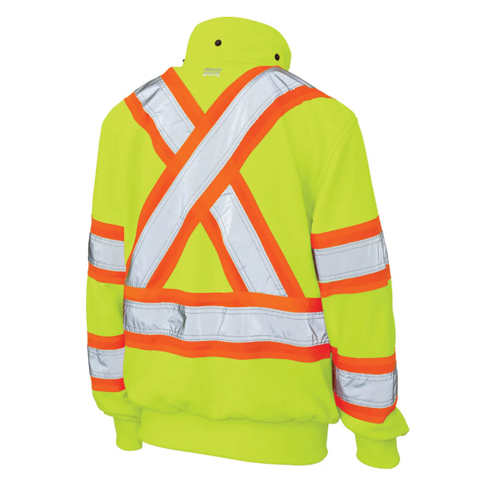 Tough Duck Women's Fleece Safety Hoodie with Quick Release Hood - CSA Compliant - SJ42