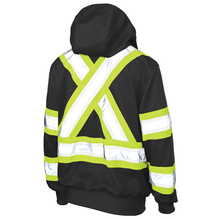 Tough Duck Women's Fleece Safety Hoodie with Quick Release Hood - CSA Compliant - SJ42