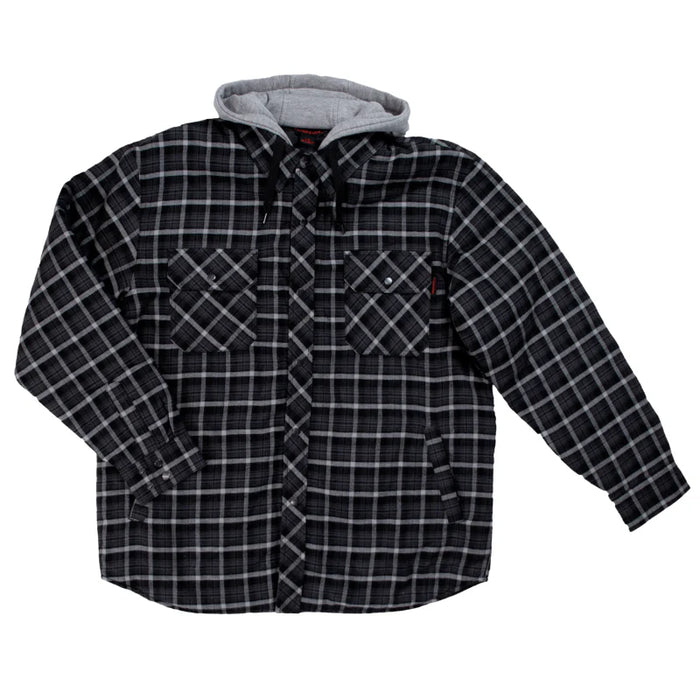 Tough Duck® Quilt Lined Hooded Flannel Jac-shirt - WS06