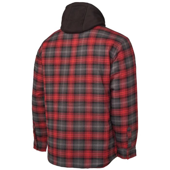 Tough Duck® Quilt Lined Hooded Flannel Jac-shirt - WS06