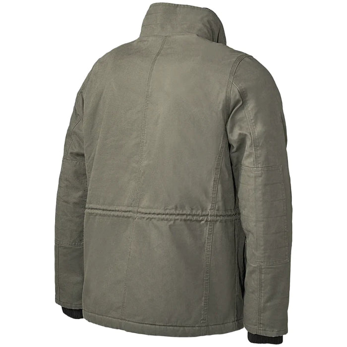 Tough Duck® Sherpa-Lined Duck Cargo Jacket - Zipper Closure - Olive - WJ44