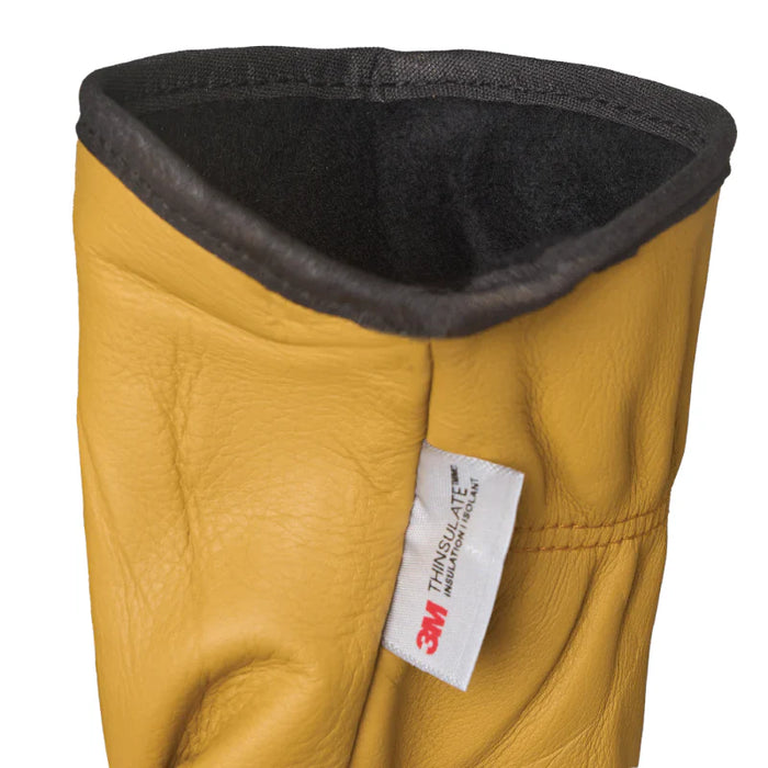 Tough Duck® 3M Thinsulate - Lined Leather Driver Glove - Brown - WG08