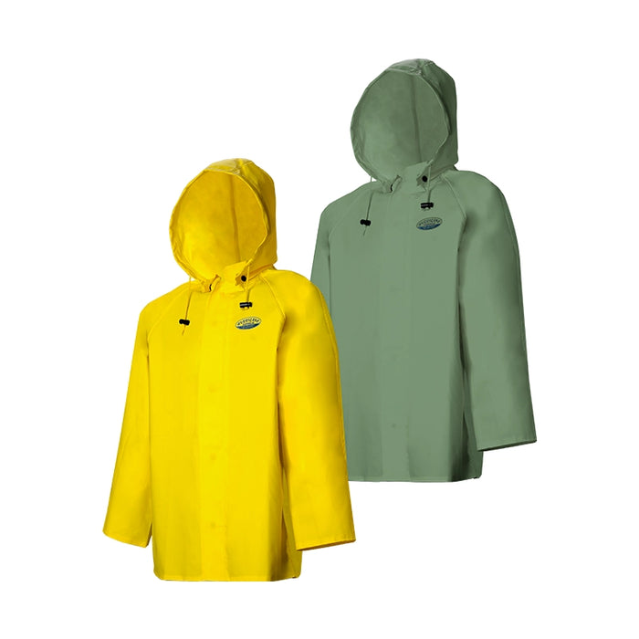Wasip® Fire Retardant Hurricane Rain Safety Jacket w/ Detachable Hood - 801
