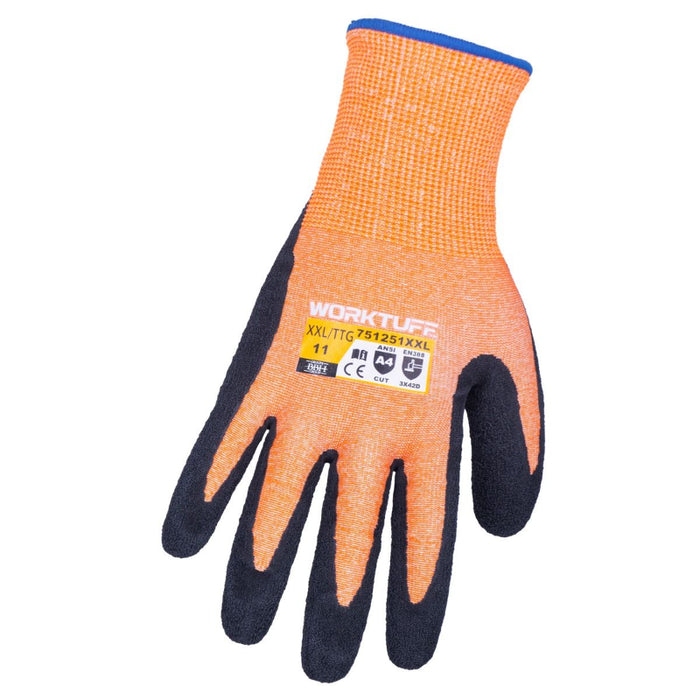 Worktuff® ANSI A4 Cut Resistant Safety Gloves - 51251