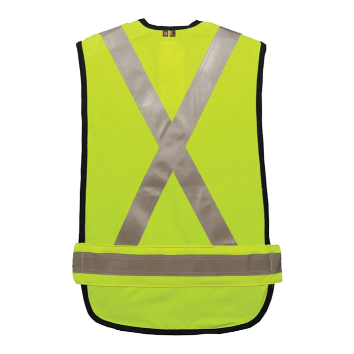Big Bill Flame Resistant High Visibility Unlined Vest - Class 1 Level 2 - Yellow - A648TY7