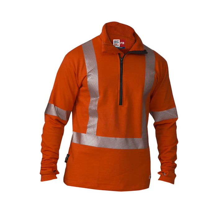 Big Bill® Hi-Vis Flame Resistant (FR) Thermal Half Zipped Sweatshirt - SRT29PS11