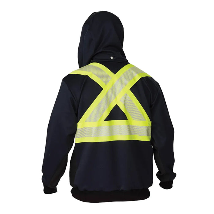 Big Bill High Visibility Zip-Front Hoodie with Reflective Material - CSA Compliant - RT37HVF7