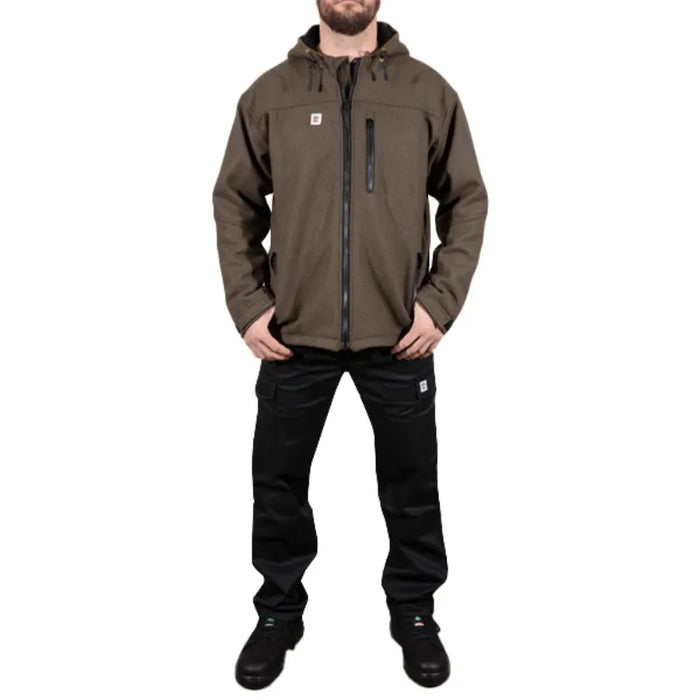 Big Bill® Fleece Lined Merino Wool Hooded Jacket - JKTMER