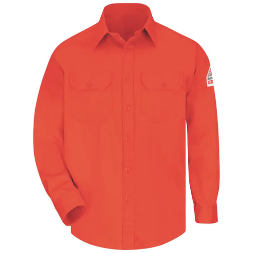 Bulwark® Button Up Flame Resistant Men's Uniform Shirt - SLU8