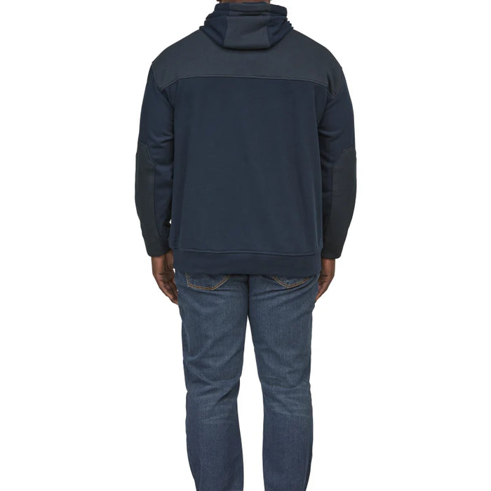 Bulwark® Men's Flame Resistant Durable Fleece Hoodie - Navy - SMM4