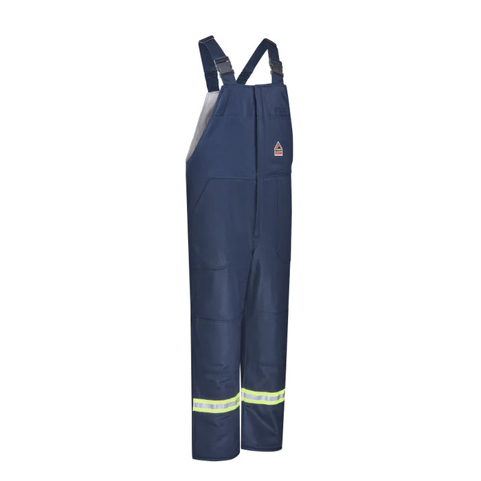 Bulwark® Men's FR Insulated Bib Overall With Reflective Tape - BLCT