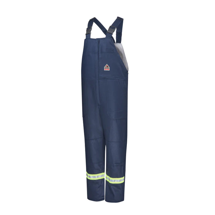Bulwark® Men's FR Insulated Bib Overall With Reflective Tape - BLCT