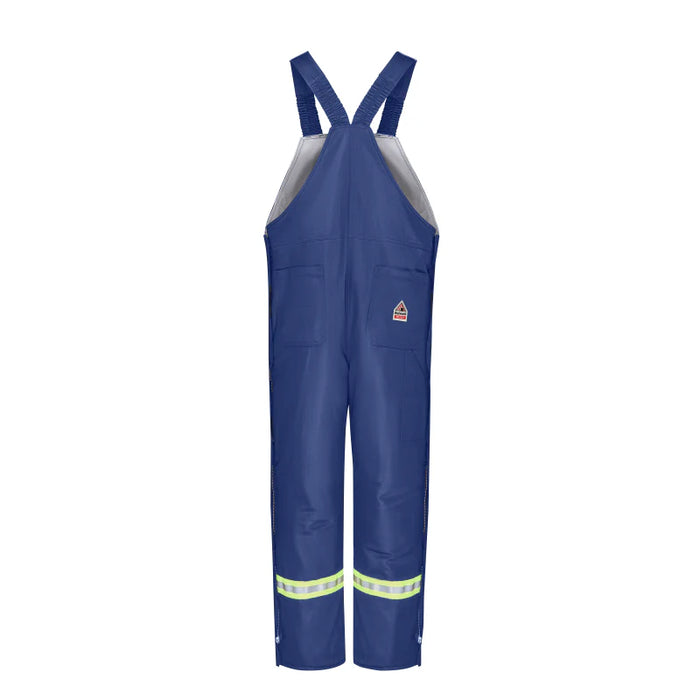 Bulwark® Men's FR Insulated Bib Overall With Reflective Tape - BLCT