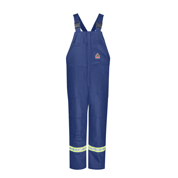 Bulwark® Men's FR Insulated Bib Overall With Reflective Tape - BLCT