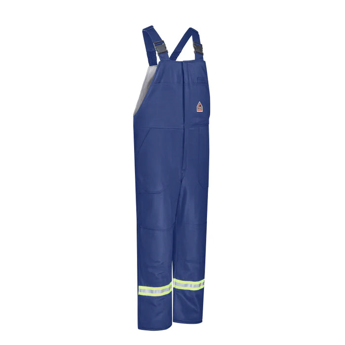 Bulwark® Men's FR Insulated Bib Overall With Reflective Tape - BLCT