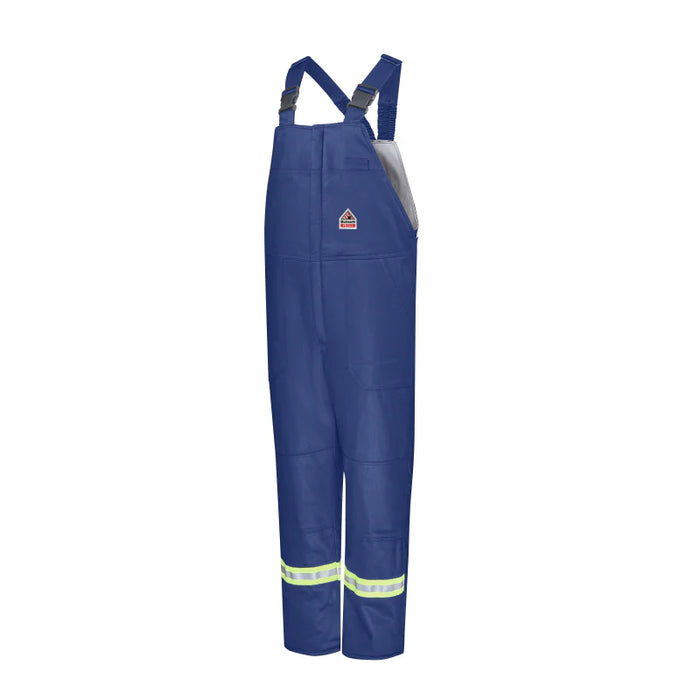 Bulwark® Men's FR Insulated Bib Overall With Reflective Tape - BLCT