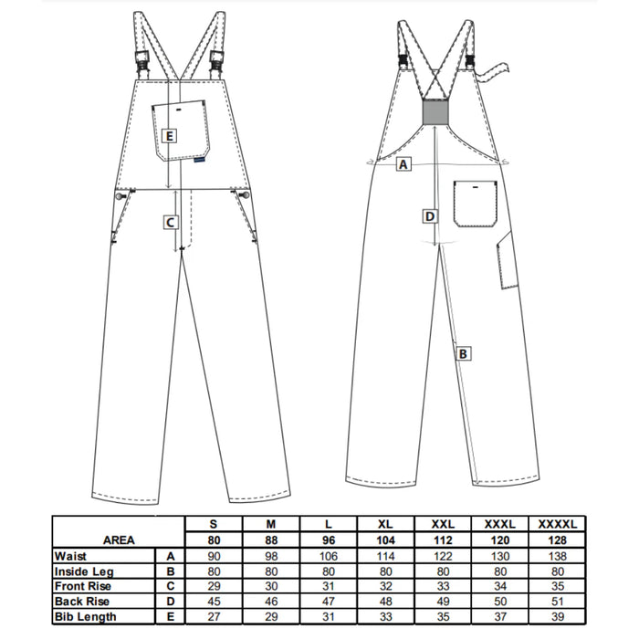 PORTWEST® Cotton Bib and Brace Overalls - C881