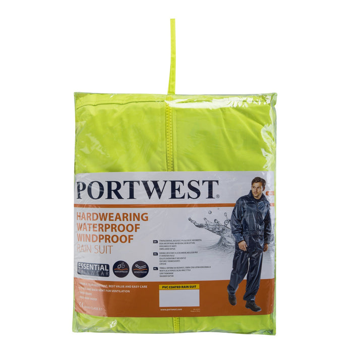 PORTWEST® Essentials 2 Piece Rainsuit - L440 - Safety Vests and More
