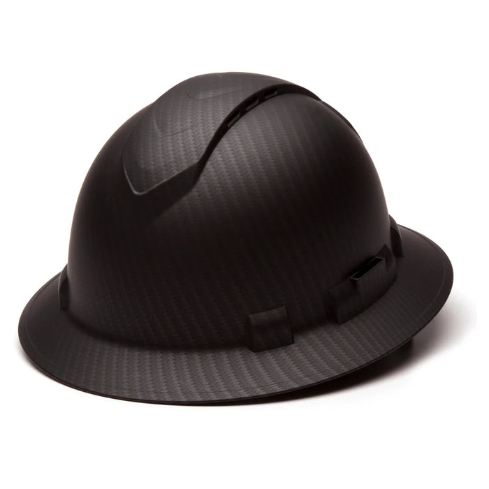 pyramex-ridgeline-vented-full-brim-hard-hat-4-point-ratchet-suspension-graphite-hp54117v