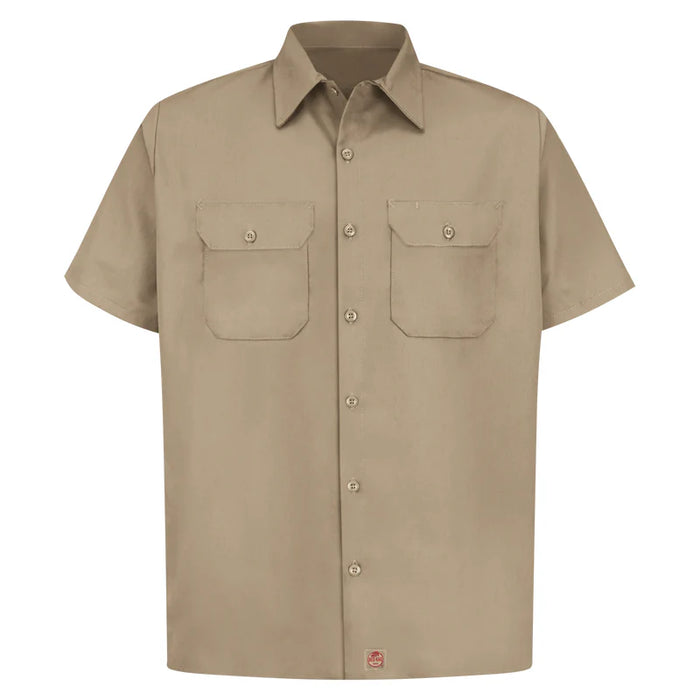 Red Kap® Men's Short Sleeve Utility Uniform Shirt Wrinkle Resistant - ST62