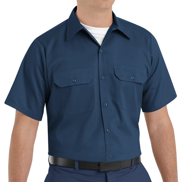 Red Kap® Men's Short Sleeve Utility Uniform Shirt Wrinkle Resistant - ST62
