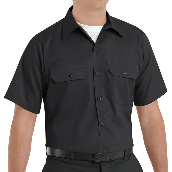 Red Kap® Men's Short Sleeve Utility Uniform Shirt Wrinkle Resistant - ST62